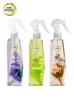Air Gloss Air Freshener Lavender, Jasmine & Lily Spray For Room, Car with Long-Lasting Fragrance (Pack of 3, 250ml Each)