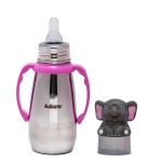 Adore Pro Neomaxx! 2 in 1 Characterhood Stainless Steel Feeding Bottle 300ml (Neomaxx Elephant)