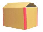 YNK YNK Corrugated Packing Boxes Size: 27 X 18 X 12 Inch- 5Ply - Heavy Duty With Reinforced Edges (Pack Of 6, Red)