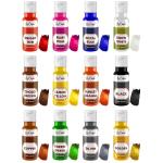 La Casa Metallic Gel Food Color - Combo Pack Of 12 40 Ml