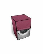 The Furnishing Tree Washing Machine Cover Made for Bosch 7 Kg Fully-Automatic Front Loading WAK2006WIN Maroon Color