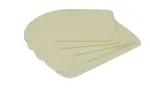 Bakers Pardise D shape dough scraper, bowl scraper, Dough Cutting, Cake Icing Pack of 5