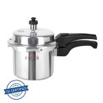 Onions Aluminium Pressure Cooker with Outer Lid Gas Stove Compatible 2 Litre Capacity for Healthy Cooking