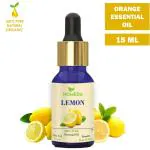 Homeda Lemon Essential Oils (15 ml) for Skin, Lamon Essential Oil for Hair Care, Lemmon Cold Pressed, 100% Pure