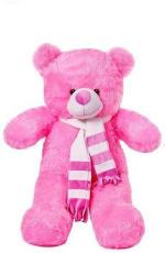 Kashish Trading Company Soft Stuffed Pink Muffler Teddy Bear ( 60 cm) - 24 inch (Pink)