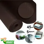Gloridec Anti-Slip Bathroom Kitchen Cabinet Drawer Shelf Mat Liner Roll Fridge Mat Table Mat 45cm X 5mtr Brown