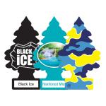 Little Trees Black Ice|Pina Colada|Rainforest Mist|Hanging Trees|Combo of 3