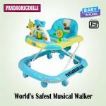 Pandaoriginals Musical Activity Walker (Blue)