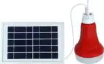 SAHAPECT Hanging Rechargeable Emergency 10 watt Indoor Outdoor LED Bulb Solar Light Set (Free Standing Pack of 1)