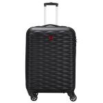 Wenger In-Flight Carry-on Hardside Suitcase, 38 Litres, Black, Swiss designed-blend of style & function, 612235