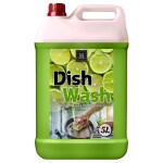 BLISS & BLUSH Dishwash Liquid 5 Liter Green Fresh Fragrance Powerful Grease Cleaner Removes Toughest Stains 50% Less Scrubbing Leaves No Residue