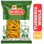 Surya 1Kg Turmeric Whole| Haldi Whole| Authentic Whole Spices