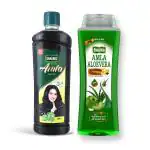 ENAUNIQ Amla Hair Oil 500ml + Green Amla Aloevera Shampoo 500ml