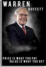 Surmul Multicolor Sunboard Medium Warren Buffett Quotes Poster Motivational Share Market Removable Sticker