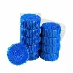 SARVAM CART Toilet Cleaning Tablet | Toilet Bowl Cleaner Tablet | Toilet Deodorizer | Bathroom Cleaner Tablet | Automatic Toilet Bowl Cleaner Tablets | Stain Remover Bathroom Flush Tank Blue (10 PCS)