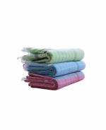ASH Traders Sircilla Khadi Cotton Handloom Bath Towels Size 36/72Inch(90/180cm) 3/6feet Heavy Quality Pack of 3