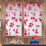 A1 Decor 3D Vinyl Self Adhesive Window Films for Glass Privacy Frosted Glass Films Decorative Window Glass Sticker Home/Office Glass/ Bathroom/ Living Room-Sun Set (12x24 Inchs)