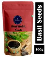 VEDICINE Raw Basil Seeds, Sabja Bapchi Falooda Seeds for Weight Loss Basil Seeds (100gm)