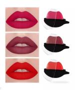 Ashyra Korean Lazy Apple Lipstick for Women , Long Lasting Matte Lipstick (Red,Maroon,Pink)