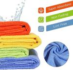 Shopimoz Microfiber Cleaning Cloth | 40CM X 40CM | ( Pack of 3 ) Multicolor