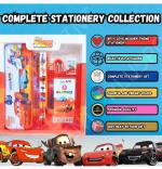Kaash Stationery Gift Set for Kids - Pack of 7 Pcs, Stationery Items for Kids useful gift Cartoon Stationary Set Return Gift School Accessories for Kids Gift Items for Birthday (MCQUEN)