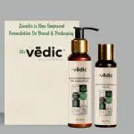 Vedic Ayurvedic Hair Care Combo Pack, Customized Hair Oil for Dandruff and Anti Dandruff Shampoo, for Normal/Oily Hair with Dry Scalp & Curly Hair - 200 ml