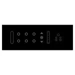 ALISAN SMART HOMES WIFI SMART TOUCH 6 SWITCH 1 FAN 1 SOCKET WITH BUILT IN IR BLASTER WORKS WITH ALEXA, GOOGLE, SIRI