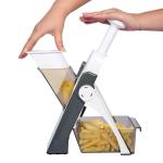 SHREEJI Adjustable Spring Slicer Safety Holder for Fruit