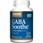 Jarrow Formulas GABA Soothe Supports Focus & Relaxation, 30 Veggie Capsules