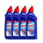 GLENZO Disinfectant Toilet Cleaner - Removes Tough Stains - Advanced Thicker Formula - Provides Long Lasting Freshness - Pack Of 4 X 1L