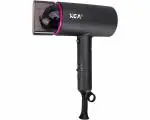 KGA Luxe 2000 Watts Professional Hair Dryer with Concentrator, 3 Heat (Hot/Cool/Warm) Settings with Cool Shot Button (Black & Purple)