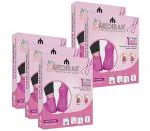 MEDIBAR Anti Heel Full Length Waterproof Rubber Socks Moisturizing Silicon Heel Peny Socks Pain Relief Foot Care Protector For Men & Women - (Size-Large)(9-10-11) Pink Pack of 5