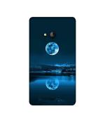 Casotec Moon At Night Design 3D Printed Hard Back Case Cover for Microsoft Lumia 540