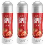 Manforce Epic Strawberry Flavored Lube 60 ml x Pack of 3
