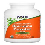 NOW Foods, Certified Organic Spirulina Powder, 1 lb (454 g)