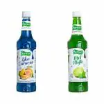 Sarwar Blue Curacoa & Mint Mojito Syrup 750 ML ( Pack or 2 )