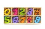 Lakeer Kids Art and Craft Colourful Numbers 0-9, Funky printed for Children (5 pcs each number)