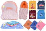 Kwitchy New Born Baby Gift Combo Bedding & Clothing Set Daily Essential Items (0-6 Months)