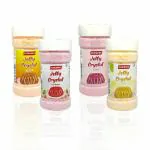Puramio Jelly Crystals Combo, 150g Each (Pack of 4) - Strawberry, Mango, Raspberry & Orange