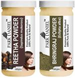 Park Daniel Pure And Natural Reetha Powder And Bhringraj Powder, 100 G Each (Combo Of 2) |Hair Care|Dandruff Control hair Powder|Healthy Strong Hair Mask