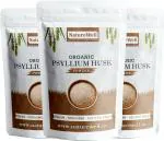 Naturewell Combo Of 3 Psyllium Husk Sat Isabgol, 200 Gram Each (Pack Of 3)