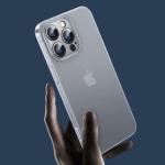 Million Cases Back Cover Case for iPhone 13 Pro Max Soft Flexible TPU Shockproof Protective Ultra Thin Matte Paperback Case(Smoke)