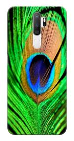 MobiEra Oppo A5 2020 Peacock Art Design Plastic Hard Case Cover