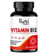 Renutrimass Active form of Methylcobalamin vitamin B12 Supplement 100 Veg Tablets