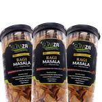 SLIMZA Premium Ragi Masala Chips (3x150gm) | No Preservative | Gluten Free | Vegan | For Kids, Adult | Combo (450gm)