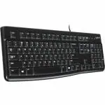 Logitech K120 Wired USB Keyboard (Black)