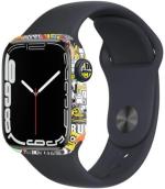 Mobiaspire Apple Watch Series 7 45Mm Sticker Bomb Mobile Skin