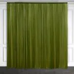 SPECIALYOU.IN Dark Green net curtain for decoration, backdrop cloth for decoration for mehendi decoration items for home, backdrop curtains for decoration, wedding decoration items- 3pcs
