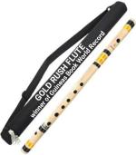 GOLD RUSH FLUTE C Sharp Medium Professional Right handed Bamboo Flute 18.5 inch Size