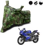 Aamaya Store Green Two Wheeler Cover For Yamaha Yzf R3 Bs6